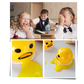 Vomiting Egg Toy with Projectile Goo Action and Suction Feature, 4 Colors