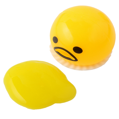 Vomiting Egg Toy with Projectile Goo Action and Suction Feature, 4 Colors