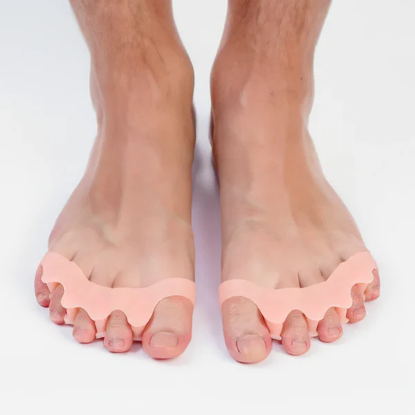 Silicone Toe Separators with Flexible Gel Material and Adjustable Spacing
