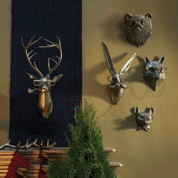 Unique Animal Head Wall Décor for Playful Home Interiors