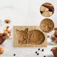 Wooden Cookie Cutter with Seven Seasonal Designs and Press-Lift Mold