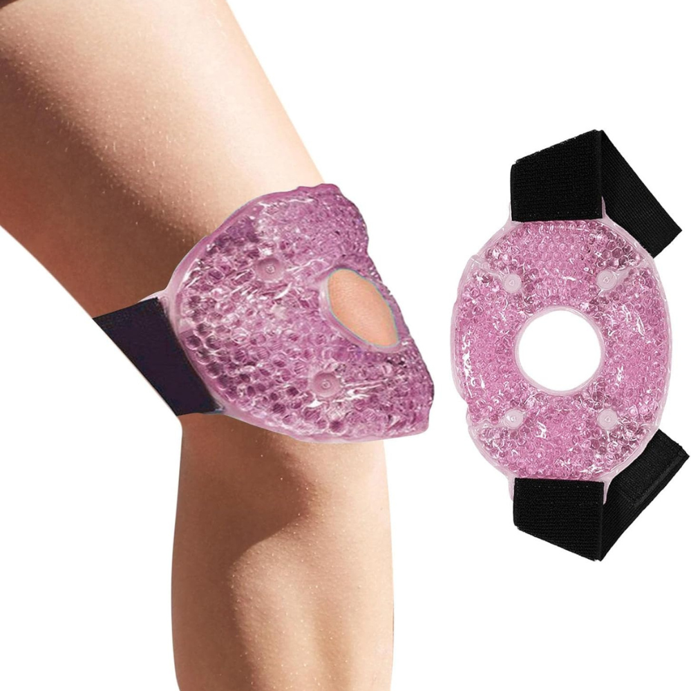 Reusable Gel Therapy Wrap with Adjustable Strap and Hot Cold Compression