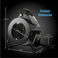 Electric Heater Fan for Greenhouse, Grow Tent & Workplace Fast Heating IPX4
