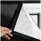 Blackout Window Film with Static Cling and Heat Reduction, Trim-to-Fit Matte Black