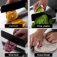 Titanium Cutting Board with Antibacterial Surface and Rounded Safety Edges