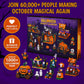 Brick Building Advent Calendar with 24 Halloween Themed Builds and Step-by-Step Instructions