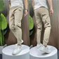 Stretch Cargo Jeans with Six Pockets and Slim Flexible Fit