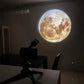Celestial Projection Lamp with Dual Moon and Earth Films