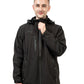the warm coat has multi pockets