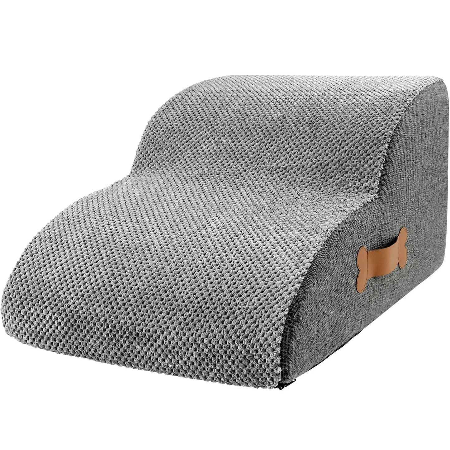 Pet Stairs with High Density Foam and Removable Washable Cover, Gentle Incline