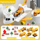 Airplane Playset with Friction-Powered Plane and Sound Module for Ages 3-12, 20 Pieces