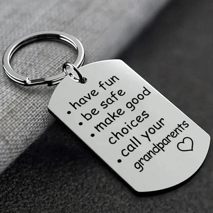 Reminder To Do Things Stainless Steel Keychain Gift