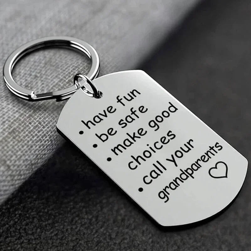 Reminder To Do Things Stainless Steel Keychain Gift