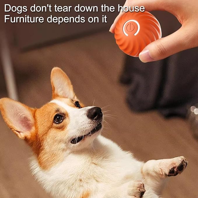 Interactive Motion Dog Toy with Obstacle Sensing and Unpredictable Movement, Rechargeable