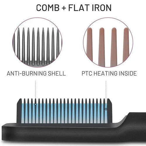 QuickGlam - Hair Styling Comb marnetic