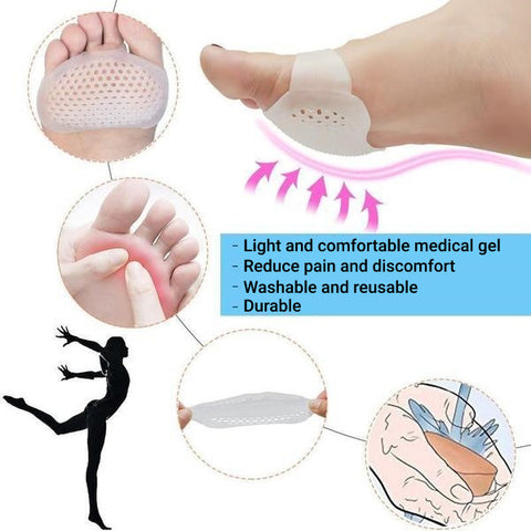 Metatarsal Pads Cushion Support, Breathable Gel Foot Pads