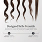 Hair Straightener and Curler with Titanium Plates and 5 Heat Settings