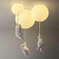 Balloon Bear Ceiling Light for Kids Room