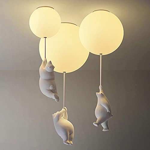 Balloon Bear Ceiling Light for Kids Room