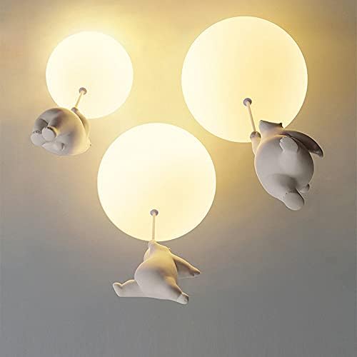 Balloon Bear Ceiling Light for Kids Room