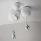 Balloon Bear Ceiling Light for Kids Room