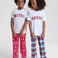 Festive Pajama Pants for Kids with Elastic Waist and Full Length Coverage
