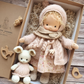 Soft Cotton Doll with Wool Stuffing and Neutral Features for Toddlers