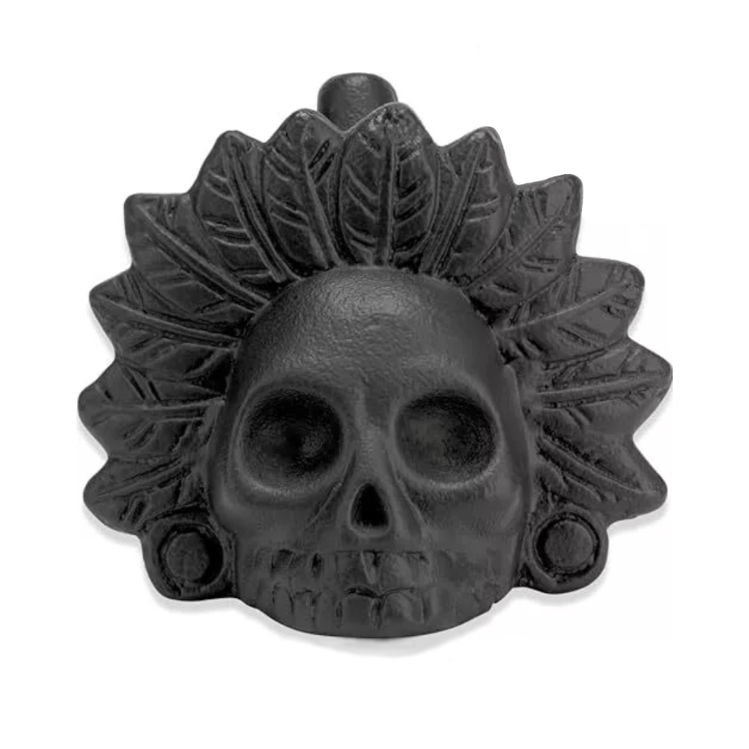 Ceramic Skull Whistle with 126.3dB Sound and Ergonomic Eye Grips