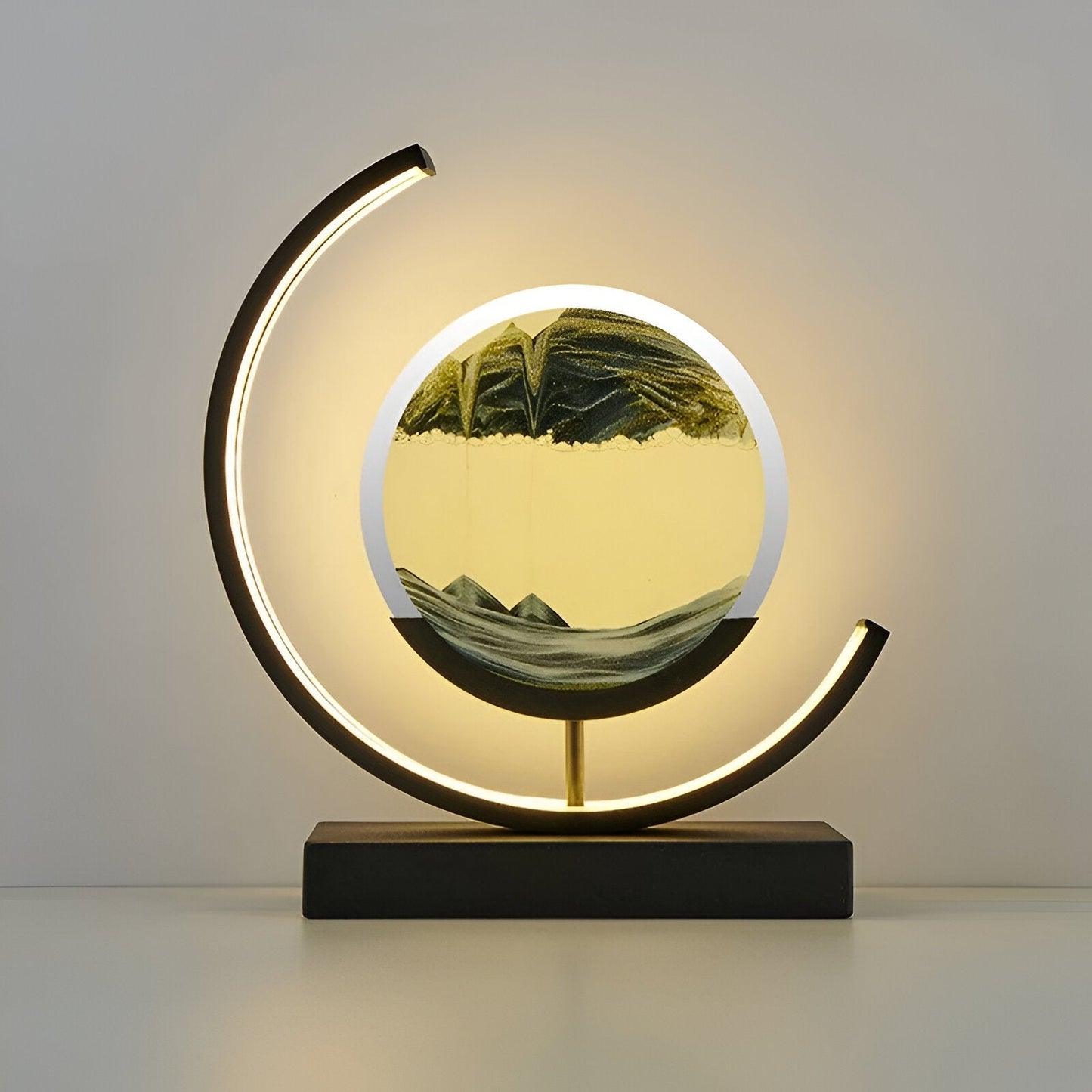 Sand Glow Sand Lamp with Remote Control and Dimmable Features