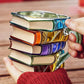 3D Book Spine Glass Coffee Mug Literary Gift Book Lovers - LICHTZOONE