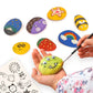 Stone Painting Set with River Stones and Acrylic Paints for Kids Ages 4-12
