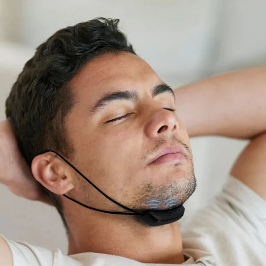 Sjbackyard Smart TENS Anti Snoring Chin Strap Device