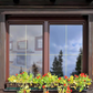 Solar Heat Blocking Window Film with Static Cling and UV Filtration, 15.7x39.4in