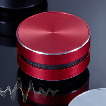 Surface Speaker with Bluetooth 5.0 and Rechargeable Battery, Compact Contact Transducer