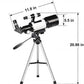 Professional Astronomical Telescope for Moon Watching, 150x Zoom with Tripod