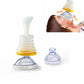 Airway Clearance Device with Manual Squeeze Operation and Universal Mask Fit