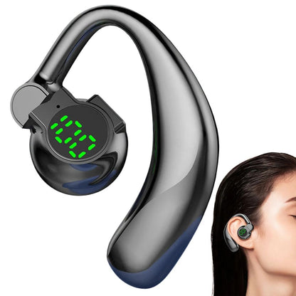 Open Ear Headphones with Air Conduction and Touch Control, 20-Hour Battery
