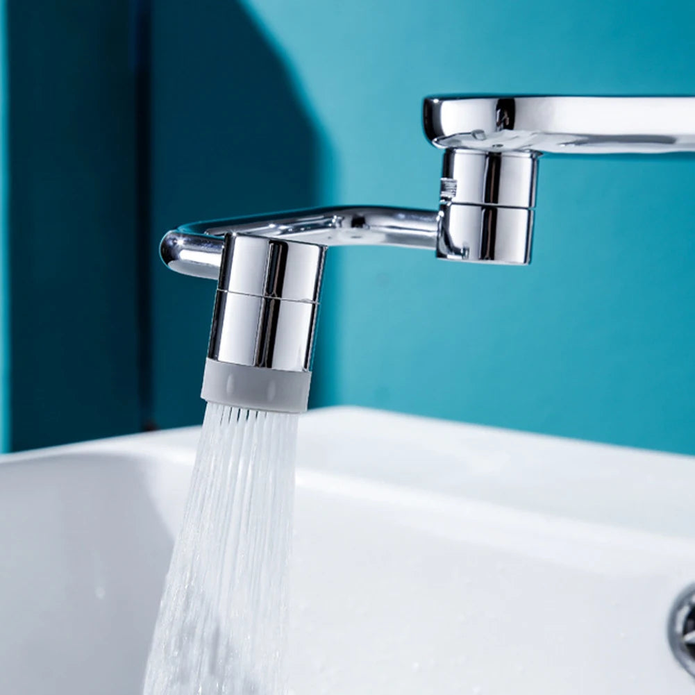 Rotating Faucet Extender with Dual Spray Modes and 1080 Degree Flexibility