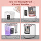 Automatic Makeup Brush Cleaner with High Speed Spinning and Multiple Silicone Collars