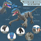 Remote Control Dinosaur Toy with Sound Effects and LED Lights, USB Rechargeable