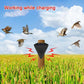 Ultrasonic Bird Repeller with Solar Charging and 13 Predator Sounds