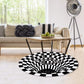 3D Vortex Illusion Rug With Anti-Slip Soft Polyester Surface
