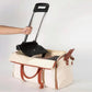 Foldable Carry On Travel Bag with Garment Hanging Zone and Rolling Wheels