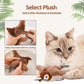 Interactive Cat Toy with Motion-Activated Chirps and USB Rechargeable, Catnip Pocket