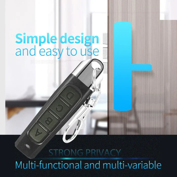 Universal Remote Duplicator with 4-Button Cloning and Encrypted Signal for Car, Garage, Gate