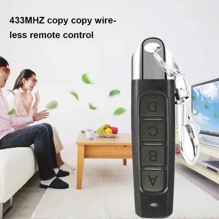 Universal Remote Duplicator with 4-Button Cloning and Encrypted Signal for Car, Garage, Gate