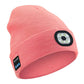Bluetooth Beanie with Built-In LED Light and Wireless Speakers, Detachable Module