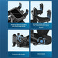 Phone Holder with 360 Degree Rotation and Four Jaw Grip for Rearview Mirror