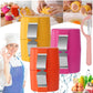Egg Cracker with Stainless Steel Press Plate and Ergonomic Holder, Dishwasher Safe