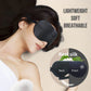 Heated Eye Mask with Rechargeable Battery and Gentle Vibration, Removable Silk Cover
